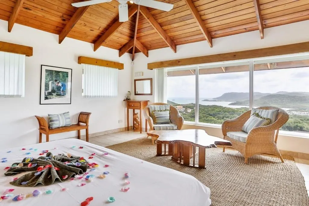 Hilltop 1-Bed Villa With Great Views Out To Sea - Villa Cadasse Villa Cap Estate Saint Lucia